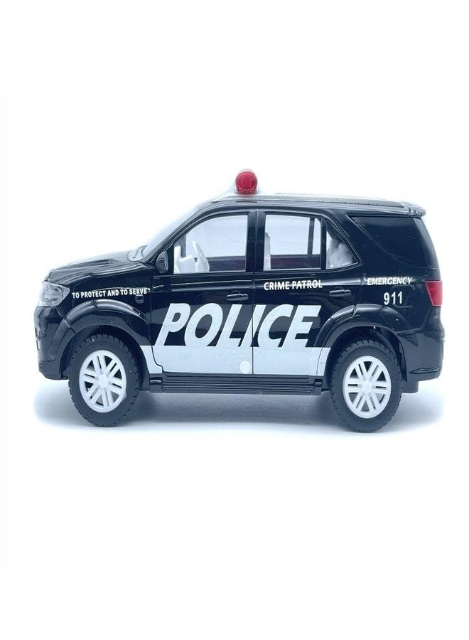 سنتي سيارة لعبة CENTY Fortura Crime Patrol تعمل بالاحتكاك، مناسبة للأطفال من عمر 3 سنوات فما فوق، لون أسود - Image 3